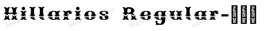 Hillarios Regular字体转换